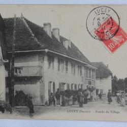 CPA Savoie Lucey Entrée du Village