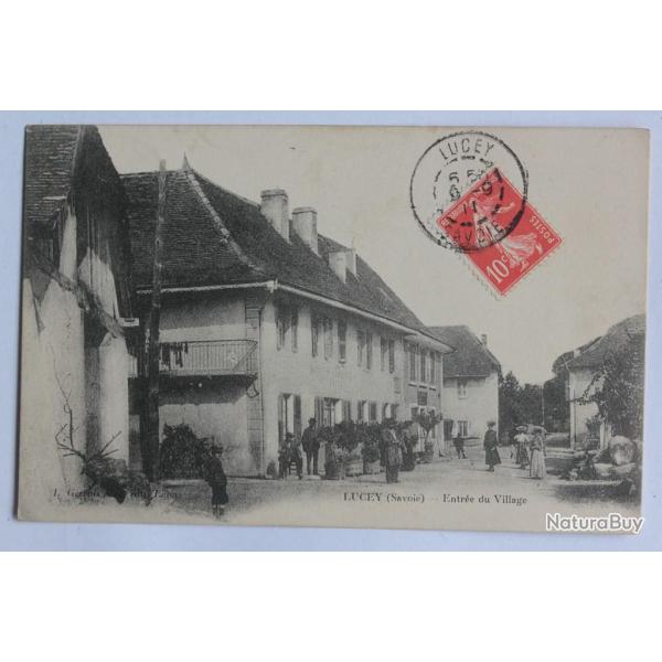 CPA Savoie Lucey Entr�e du Village