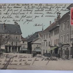 CPA Haute-Savoie La Roche Place de la Grenette