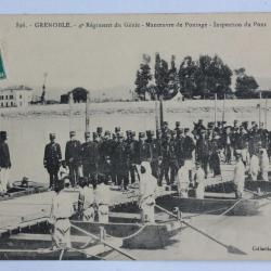 CPA Isère Grenoble 4e Régiment du Génie Manoeuvre de Pontage