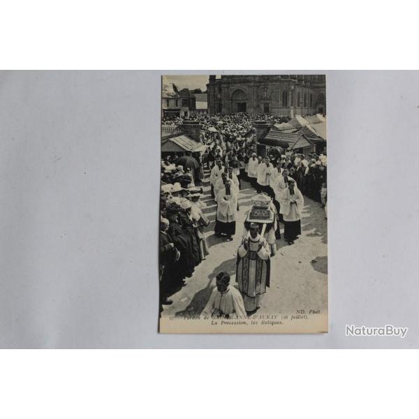 CPA Morbihan Pardon de Sainte-Anne-d'Auray La procession les Reliques