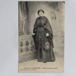 CPA Côtes-d'Armor Costume de Guingamp Châle et grande Coiffe