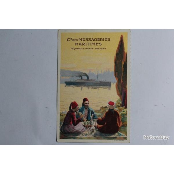 CPA Compagnie des Messageries Maritimes Paquebots Poste fran�ais