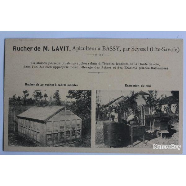 CPA Haute-Savoie Rucher de M. Lavit Apiculteur Bassy Seyssel Ruches