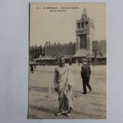 CPA Marseille Exposition coloniale Type de Dahom&eacute;en