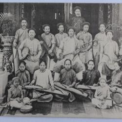CPA Marseille Exposition coloniale Musique Cochinchinoise