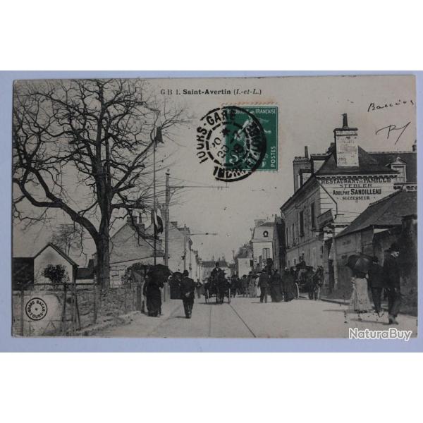 CPA Indre-et-Loire Saint-Avertin Restaurant de Famille Stebler