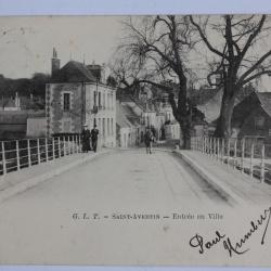 CPA Indre-et-Loire Saint-Avertin Entr&eacute;e en ville