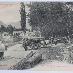 CPA Hautes-Pyr&eacute;n&eacute;es St-Lary Transport du bois