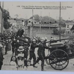 CPA Nièvre Châtillon-en-Bazois Fête Union amicale des Sapeurs-Pompiers