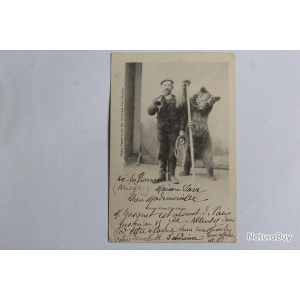 CPA Pyr�n�es Montreur d'ours �leveur d'Ours Hte-Ari�ge