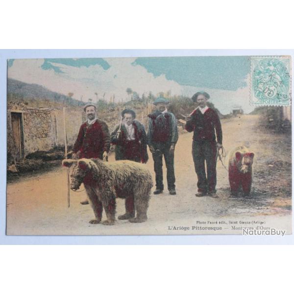 CPA L'Ari�ge pittoresque Montreurs d'ours pr�s Saint Girons