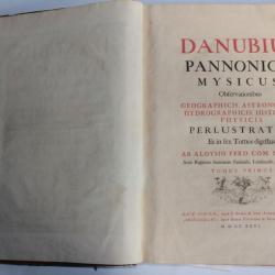 Danubius Pannonico-Mysicus 1726 Armes baron Bonnier de la Mosson
