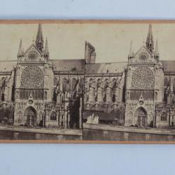 Photographie Vue stéréo Cathédrale Notre-Dame de Paris