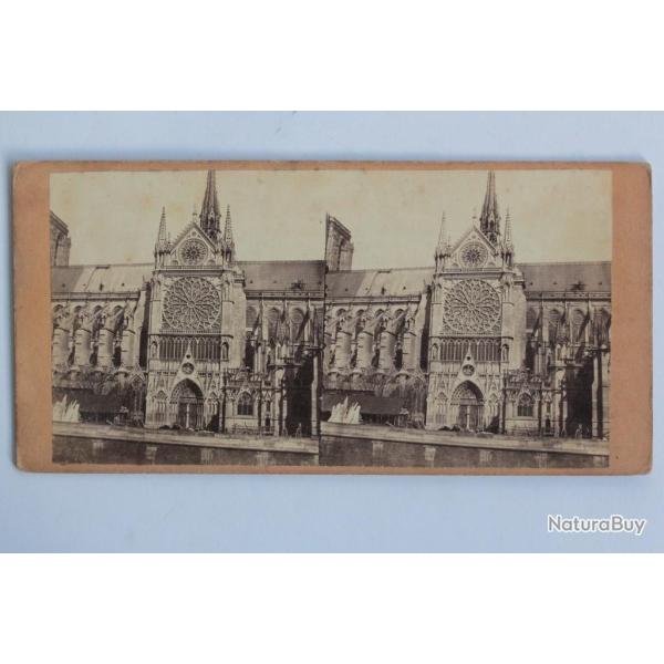 Photographie Vue st�r�o Cath�drale Notre-Dame de Paris