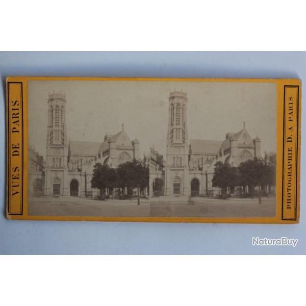 Photographie Vue st�r�o �glise Saint-Germain-l'Auxerrois Paris