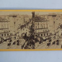 Photographie Vue stéréo Porte Saint-Denis Paris