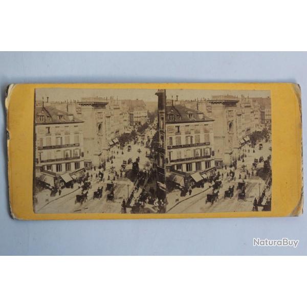 Photographie Vue st�r�o Porte Saint-Denis Paris