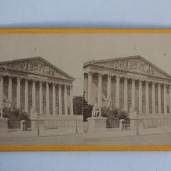 Photographie Vue stéréo Corps législatif Paris
