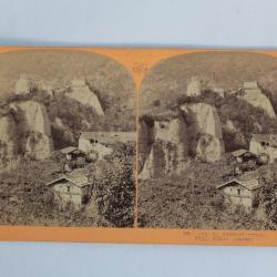 Photographie Vue stéréo Château Tyrol près Méran Italie