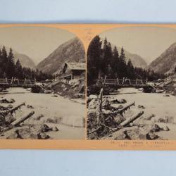 Photographie Vue stéréo Schöngelair près Ranalt Autriche