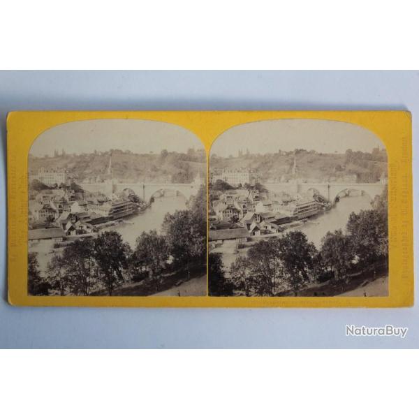 Photographie Vue st�r�o Panorama de Berne Suisse