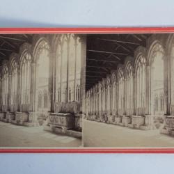 Photographie Vue stéréo Camposanto interno Pisa Pise Italie