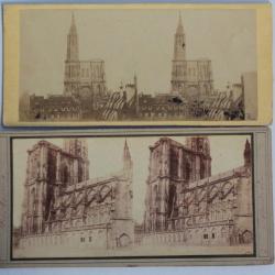 Photographies Vues stéréos Cathédrale de Strasbourg