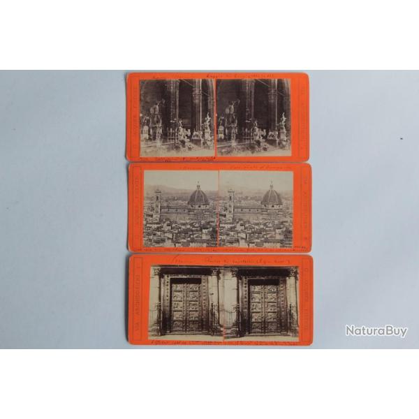 Photographies Vues st�r�os Firenze Florence Italie