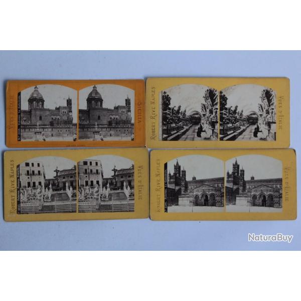 Photographies Vues st�r�os Palermo Palerme Italie