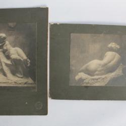 Photographies argentiques Italo Pacchioni Italie Sculpture femme nue