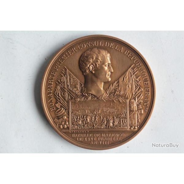 M�daille Bonaparte premier Consul Bataille de Marengo