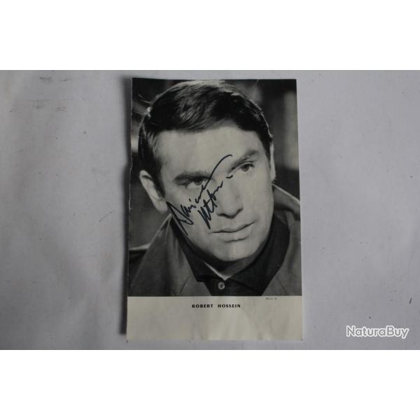 Photographie d�dicac�e Robert HOSSEIN autographe