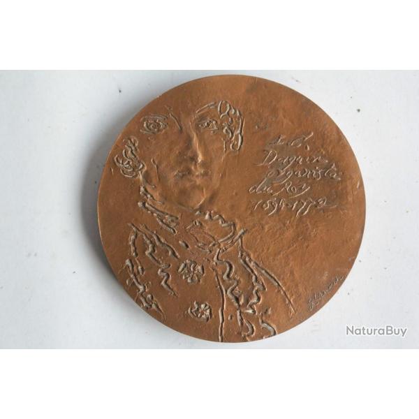 M�daille Louis Claude Daquin organiste du roy 1694-1772