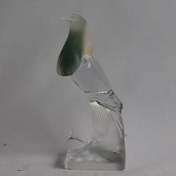 DAUM France pâte de verre Oiseau Échassier