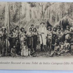 CPA Explorador Boccard Tribu de Indios Cainguas Alto Paraná Paraguay
