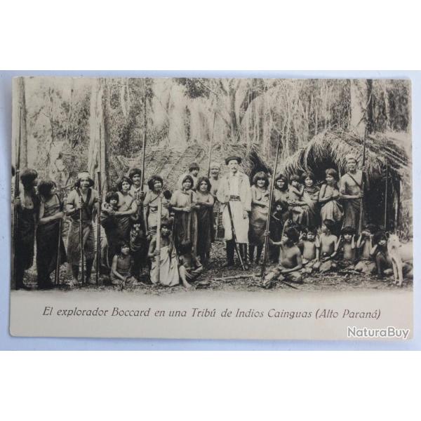 CPA Explorador Boccard Tribu de Indios Cainguas Alto Paran� Paraguay