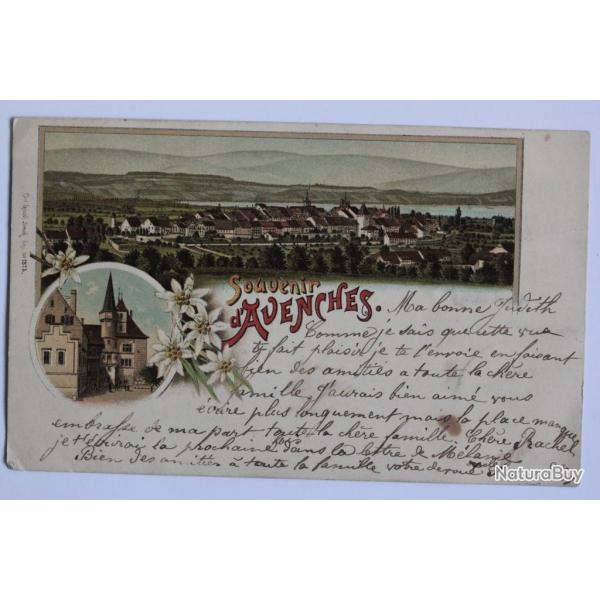 CPA Suisse Souvenir d'Avenches Carl K�nzli