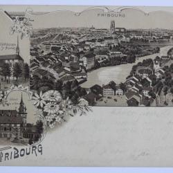 CPA Suisse Souvenir de Fribourg Carl Künzli