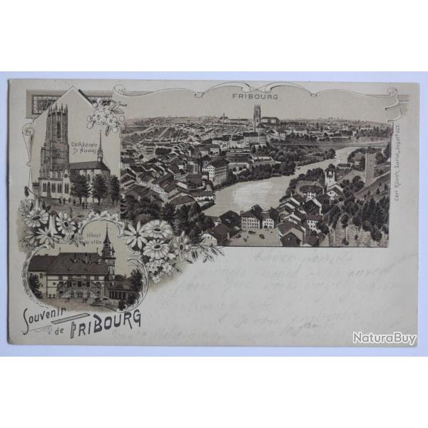 CPA Suisse Souvenir de Fribourg Carl K�nzli