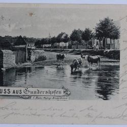 CPA Suisse Gruss aus Gundershofen