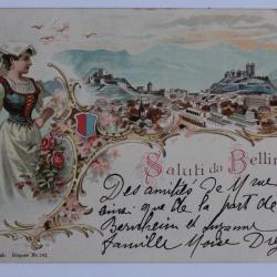 CPA Suisse Saluti da Bellinzona