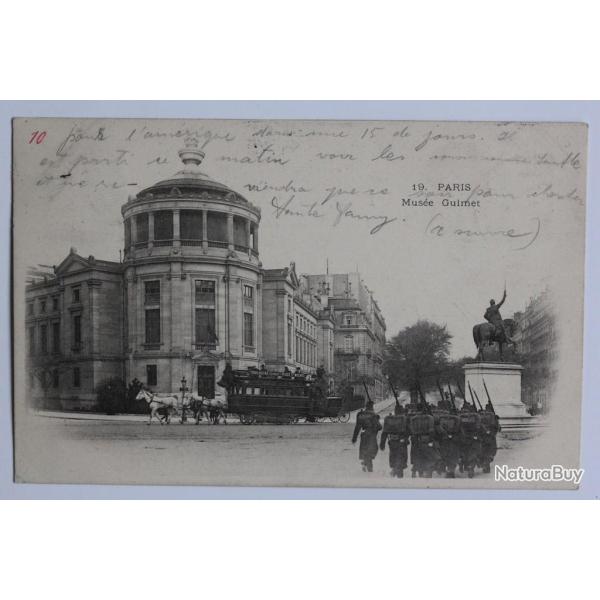 CPA Paris Mus�e Guimet Attelage