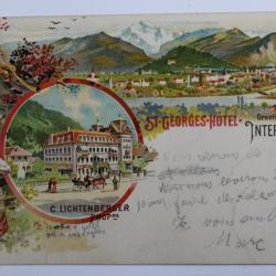 CPA Suisse St Georges Hôtel Greetings from Interlaken