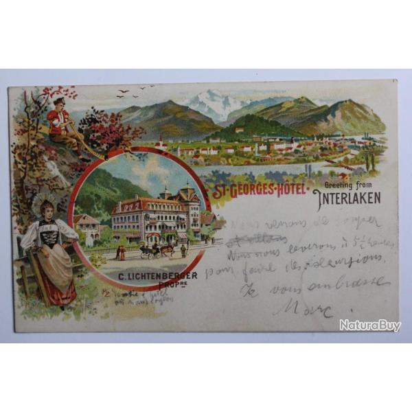 CPA Suisse St Georges H�tel Greetings from Interlaken