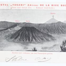 CPA Indes néerlandaises Hotel Tosari de la rive box Zandzee met vulkanen