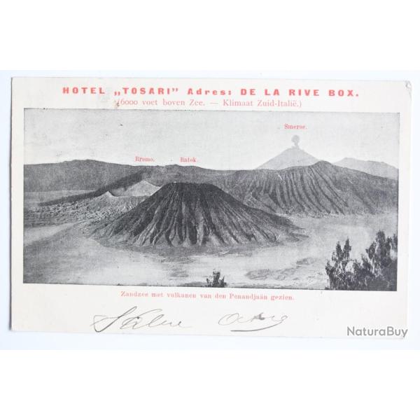 CPA Indes n�erlandaises Hotel Tosari de la rive box Zandzee met vulkanen