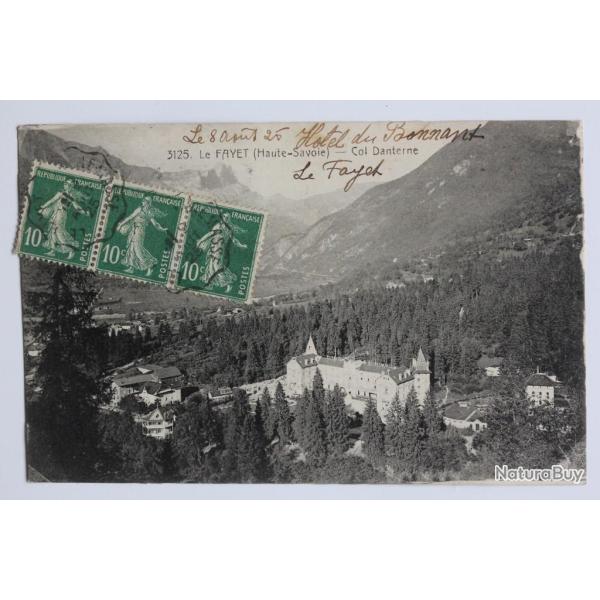CPA Haute-Savoie Le Fayet Col Danterne