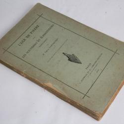 Livre L'age de pierre Souvenirs et superstitions populaires Cartailhac