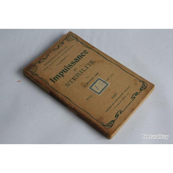 Livre Impuissance et strilit Docteur Jaf Connaissances mdicales